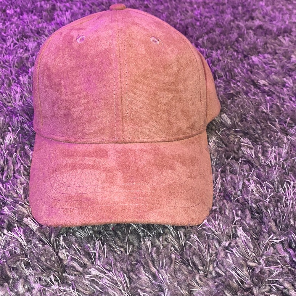 Tan Suede Baseball Cap